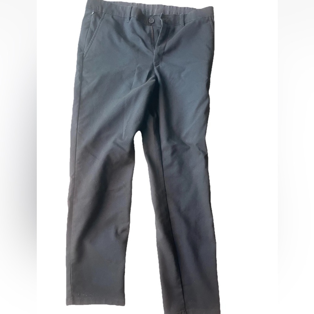 Alfani Men’s Flat Front Dress Pants 30x30 Black